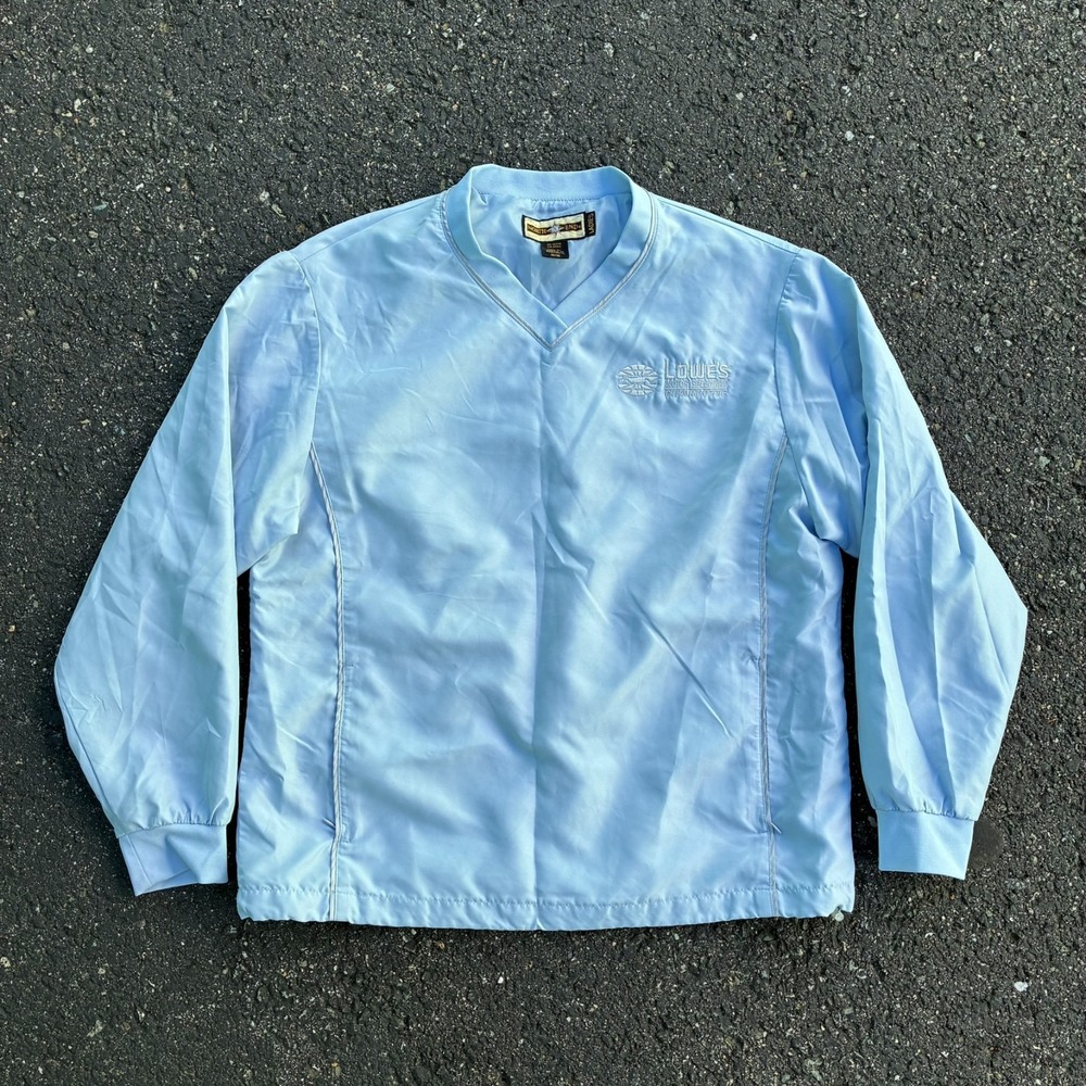Vintage North End Ladies M Lowe's Motor Speedway Charlotte V-Neck Jacket Blue